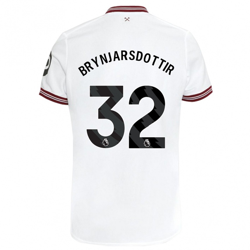 Niño Fútbol Camiseta Dagny Brynjarsdottir #32 Blanco 2ª Equipación 2023/24 México