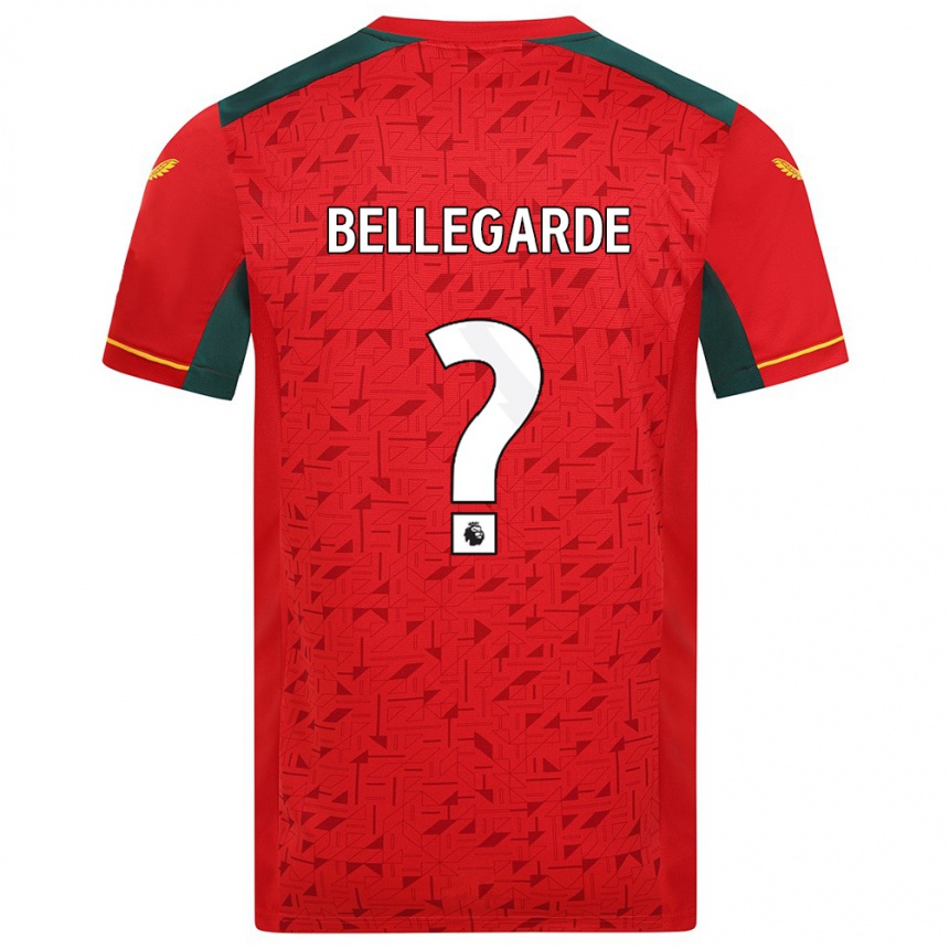 Niño Fútbol Camiseta Jean-Ricner Bellegarde #0 Rojo 2ª Equipación 2023/24 México