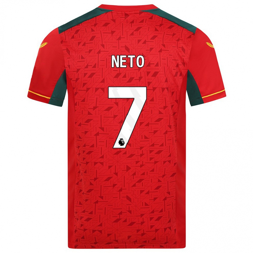 Niño Fútbol Camiseta Pedro Neto #7 Rojo 2ª Equipación 2023/24 México