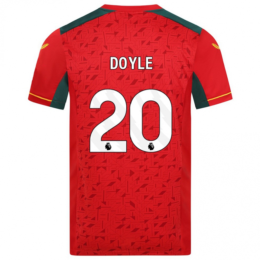 Niño Fútbol Camiseta Tommy Doyle #20 Rojo 2ª Equipación 2023/24 México