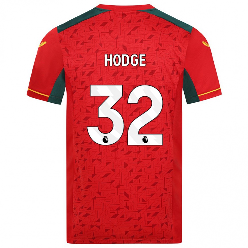 Niño Fútbol Camiseta Joe Hodge #32 Rojo 2ª Equipación 2023/24 México