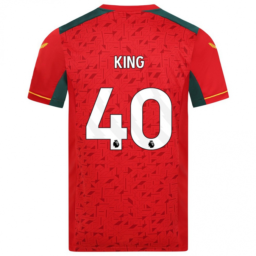 Niño Fútbol Camiseta Tom King #40 Rojo 2ª Equipación 2023/24 México