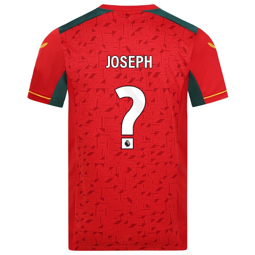 Niño Fútbol Camiseta Joseph Joseph #0 Rojo 2ª Equipación 2023/24 México