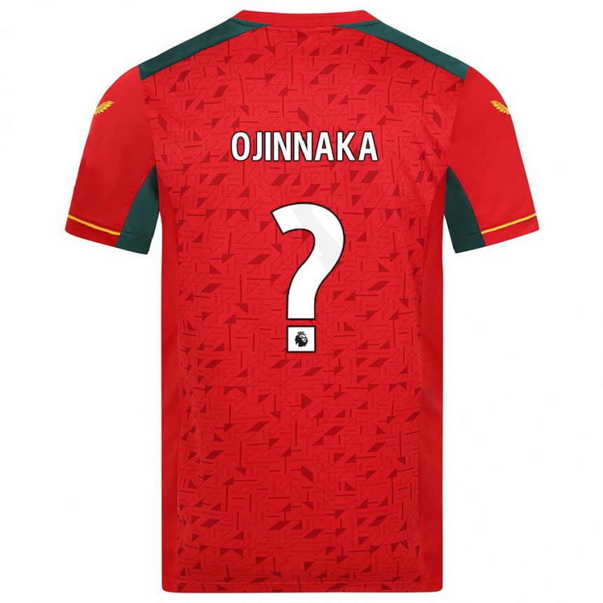 Niño Fútbol Camiseta Temple Ojinnaka #0 Rojo 2ª Equipación 2023/24 México