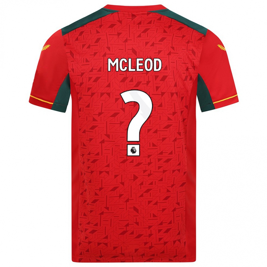 Niño Fútbol Camiseta Ethan Mcleod #0 Rojo 2ª Equipación 2023/24 México