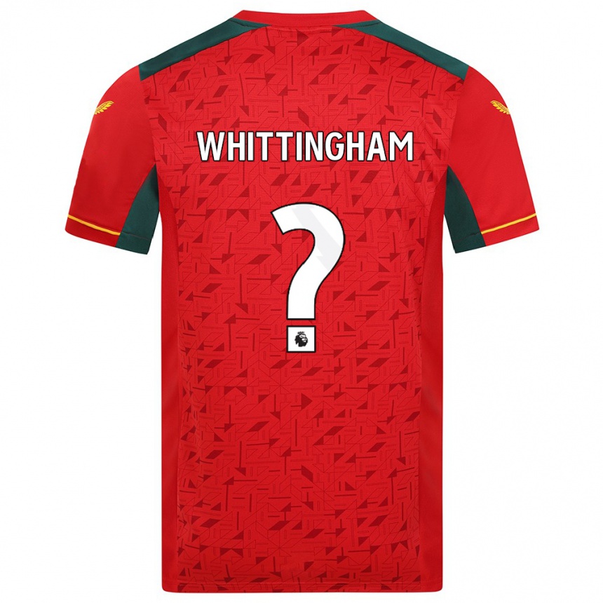 Niño Fútbol Camiseta Matthew Whittingham #0 Rojo 2ª Equipación 2023/24 México