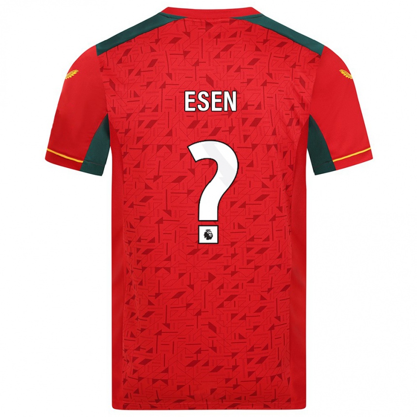 Niño Fútbol Camiseta Josh Esen #0 Rojo 2ª Equipación 2023/24 México
