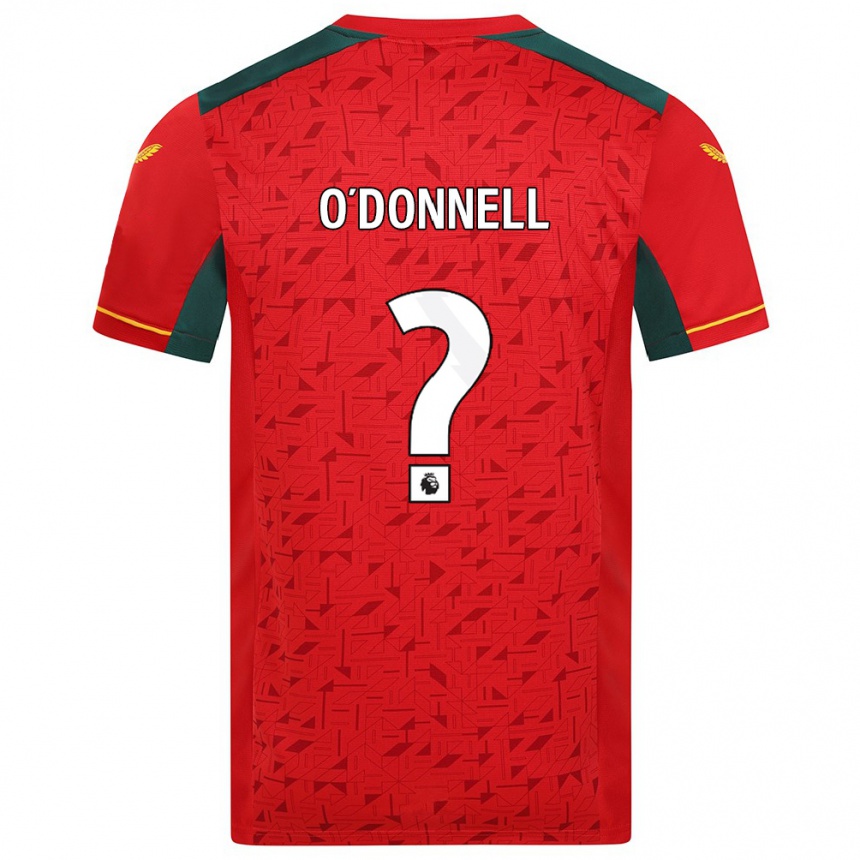 Niño Fútbol Camiseta Luke O'donnell #0 Rojo 2ª Equipación 2023/24 México