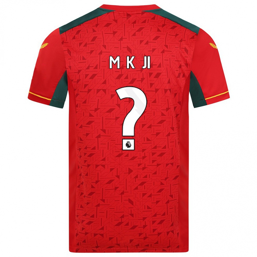 Niño Fútbol Camiseta Min-Kyu Ji #0 Rojo 2ª Equipación 2023/24 México