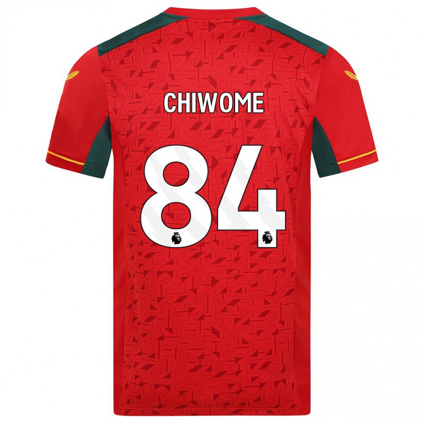 Niño Fútbol Camiseta Leon Chiwome #84 Rojo 2ª Equipación 2023/24 México