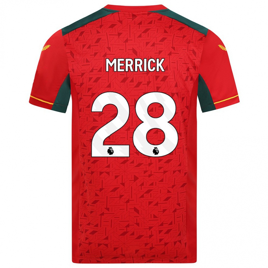 Niño Fútbol Camiseta Beth Merrick #28 Rojo 2ª Equipación 2023/24 México