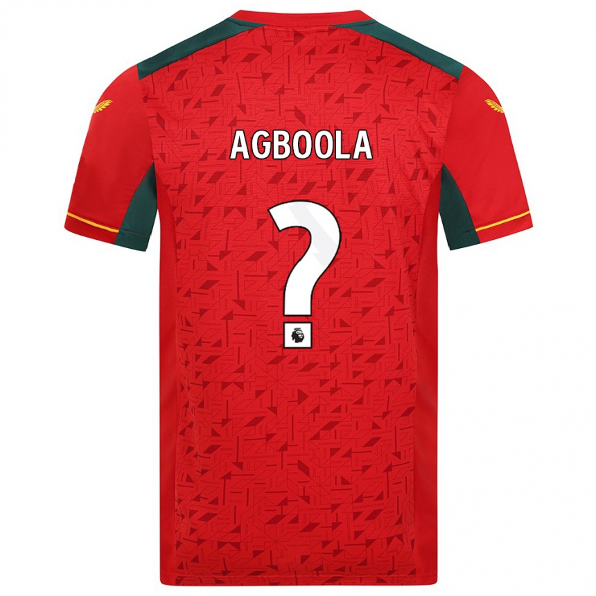 Niño Fútbol Camiseta Michael Agboola #0 Rojo 2ª Equipación 2023/24 México