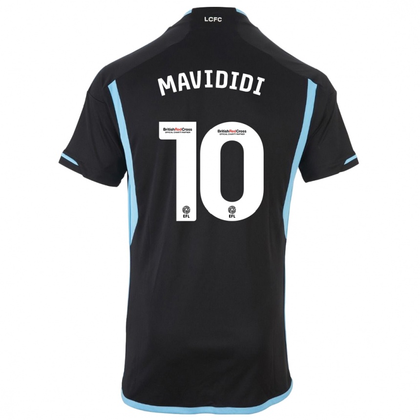 Niño Fútbol Camiseta Stephy Mavididi #10 Negro 2ª Equipación 2023/24 México