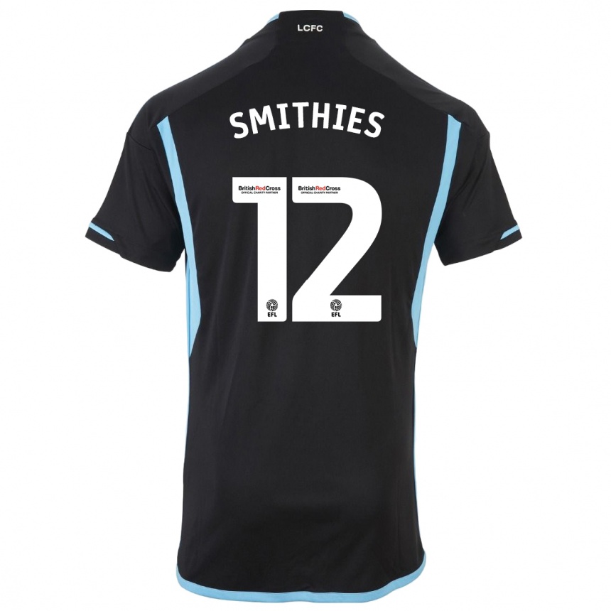 Niño Fútbol Camiseta Alex Smithies #12 Negro 2ª Equipación 2023/24 México