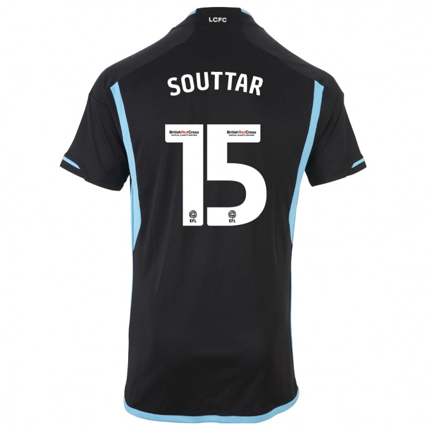 Niño Fútbol Camiseta Harry Souttar #15 Negro 2ª Equipación 2023/24 México