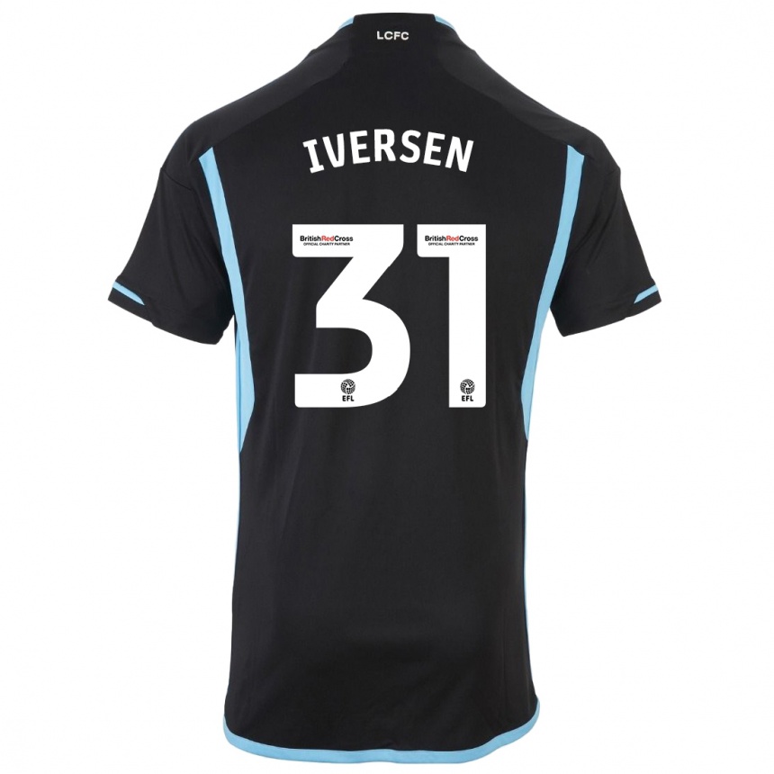 Niño Fútbol Camiseta Daniel Iversen #31 Negro 2ª Equipación 2023/24 México