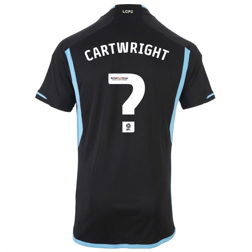 Niño Fútbol Camiseta Henry Cartwright #0 Negro 2ª Equipación 2023/24 México