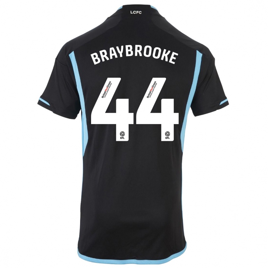 Niño Fútbol Camiseta Sammy Braybrooke #44 Negro 2ª Equipación 2023/24 México