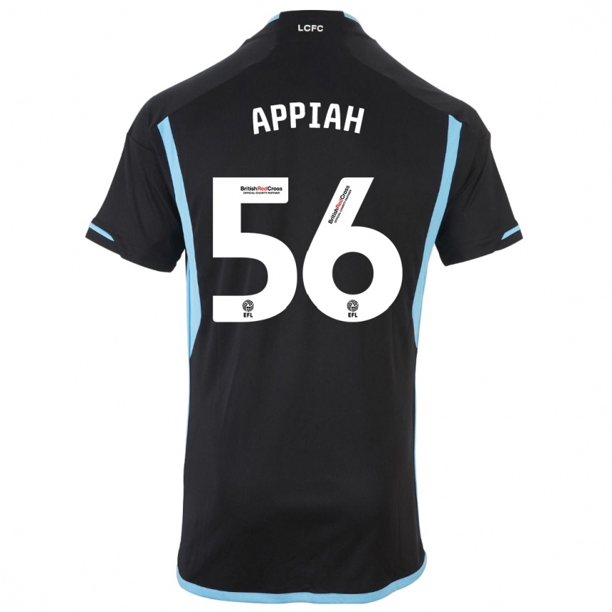 Niño Fútbol Camiseta Paul Appiah #56 Negro 2ª Equipación 2023/24 México