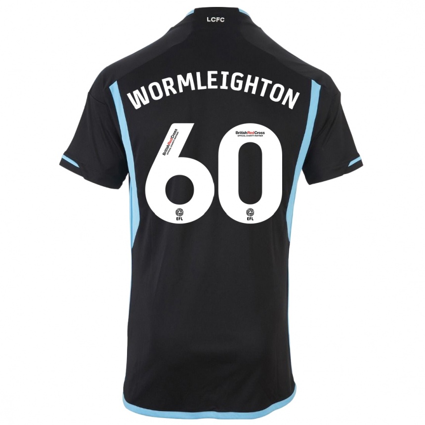 Niño Fútbol Camiseta Joe Wormleighton #60 Negro 2ª Equipación 2023/24 México