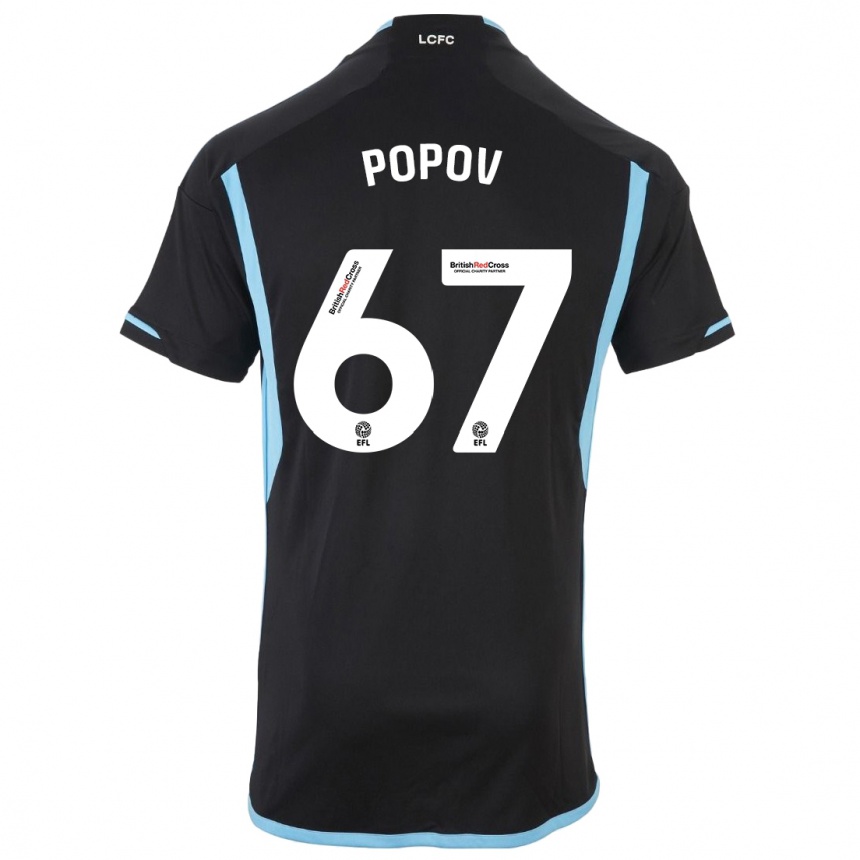 Niño Fútbol Camiseta Chris Popov #67 Negro 2ª Equipación 2023/24 México