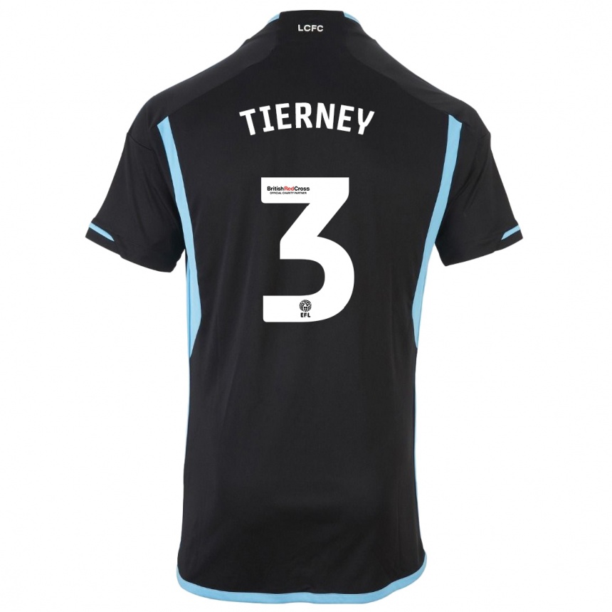 Niño Fútbol Camiseta Sam Tierney #3 Negro 2ª Equipación 2023/24 México