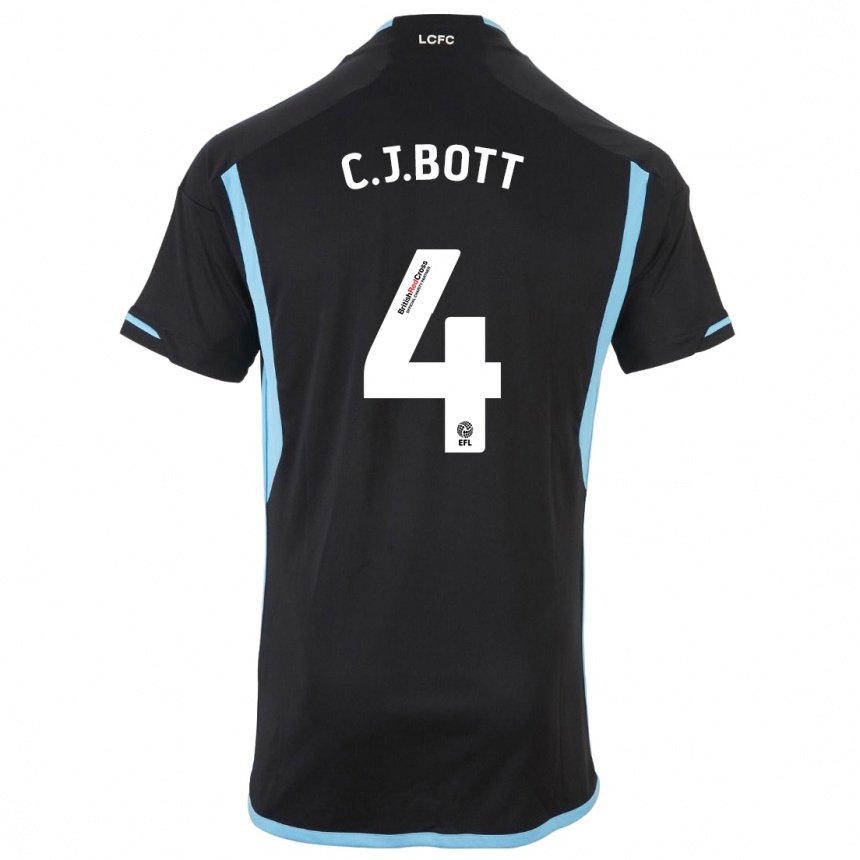 Niño Fútbol Camiseta C. J. Bott #4 Negro 2ª Equipación 2023/24 México