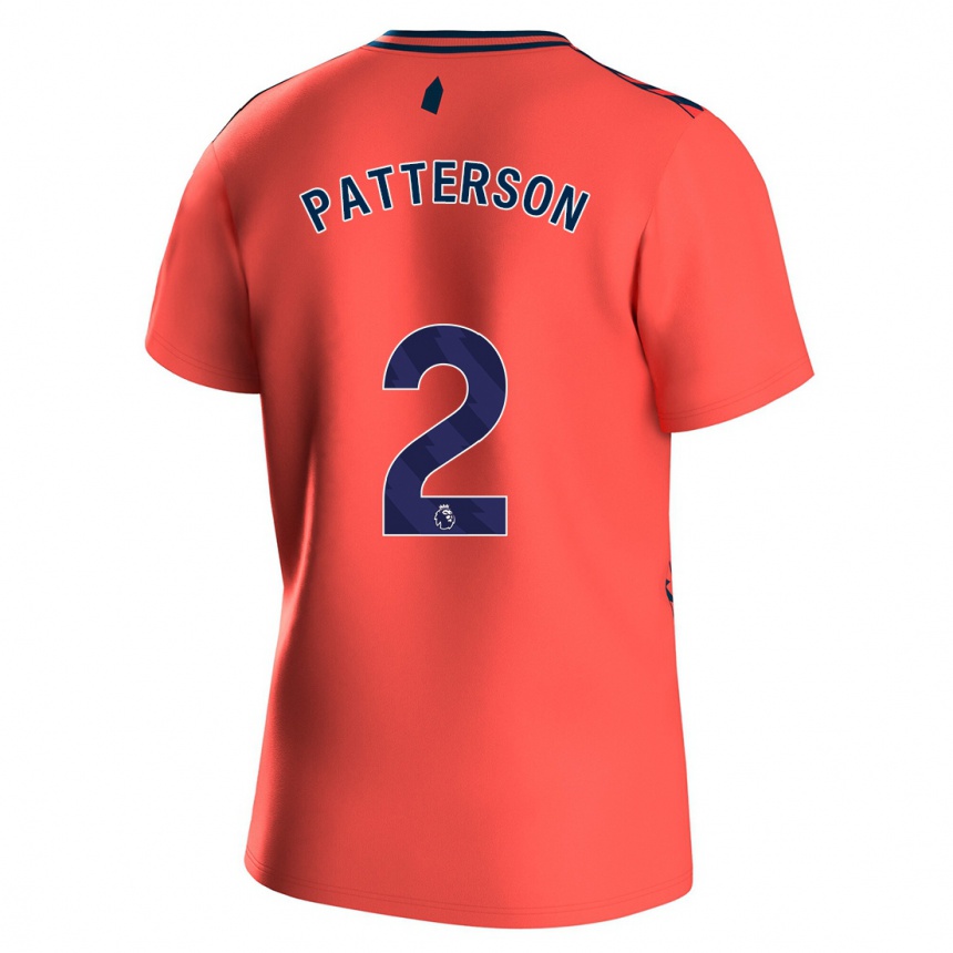 Niño Fútbol Camiseta Nathan Patterson #2 Coralino 2ª Equipación 2023/24 México