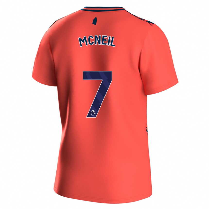 Niño Fútbol Camiseta Dwight Mcneil #7 Coralino 2ª Equipación 2023/24 México