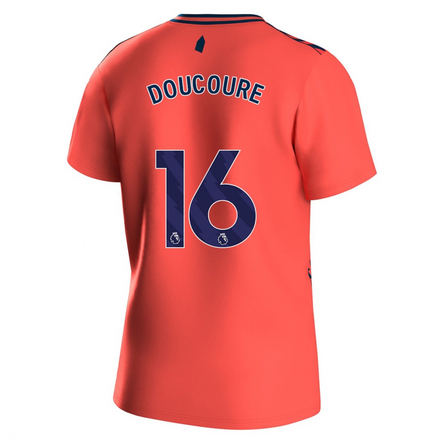 Niño Fútbol Camiseta Abdoulaye Doucouré #16 Coralino 2ª Equipación 2023/24 México