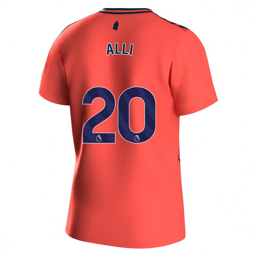 Niño Fútbol Camiseta Dele Alli #20 Coralino 2ª Equipación 2023/24 México