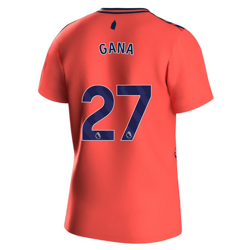 Niño Fútbol Camiseta Idrissa Gueye #27 Coralino 2ª Equipación 2023/24 México