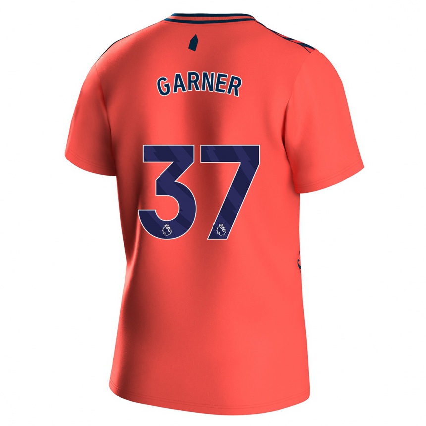 Niño Fútbol Camiseta James Garner #37 Coralino 2ª Equipación 2023/24 México