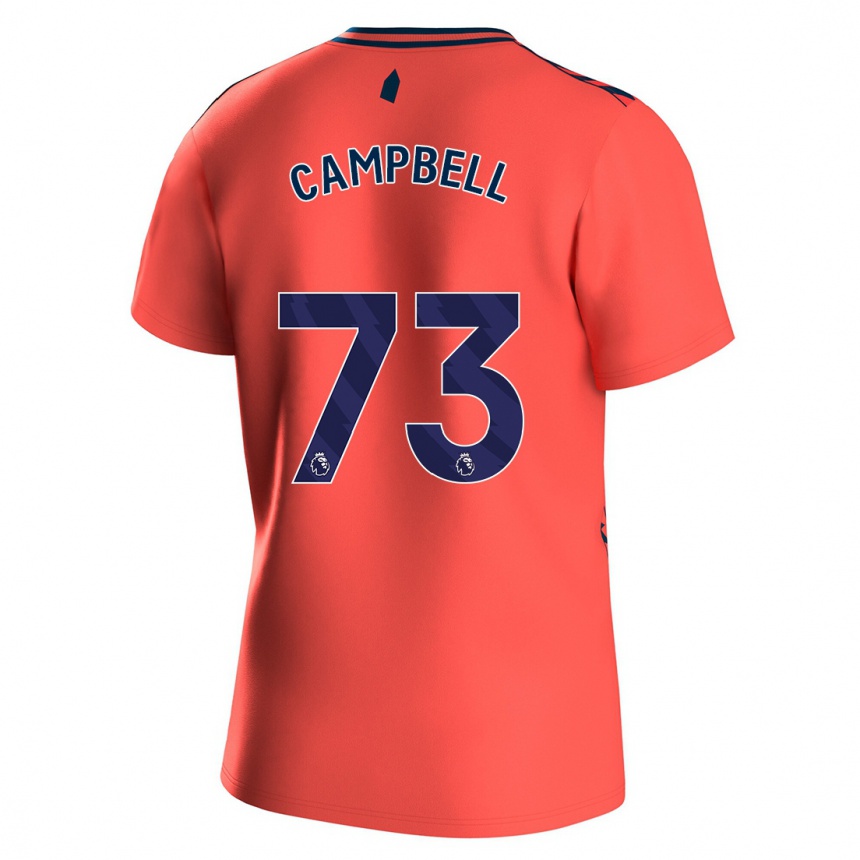 Niño Fútbol Camiseta Elijah Campbell #73 Coralino 2ª Equipación 2023/24 México