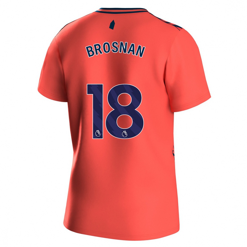 Niño Fútbol Camiseta Courtney Brosnan #18 Coralino 2ª Equipación 2023/24 México