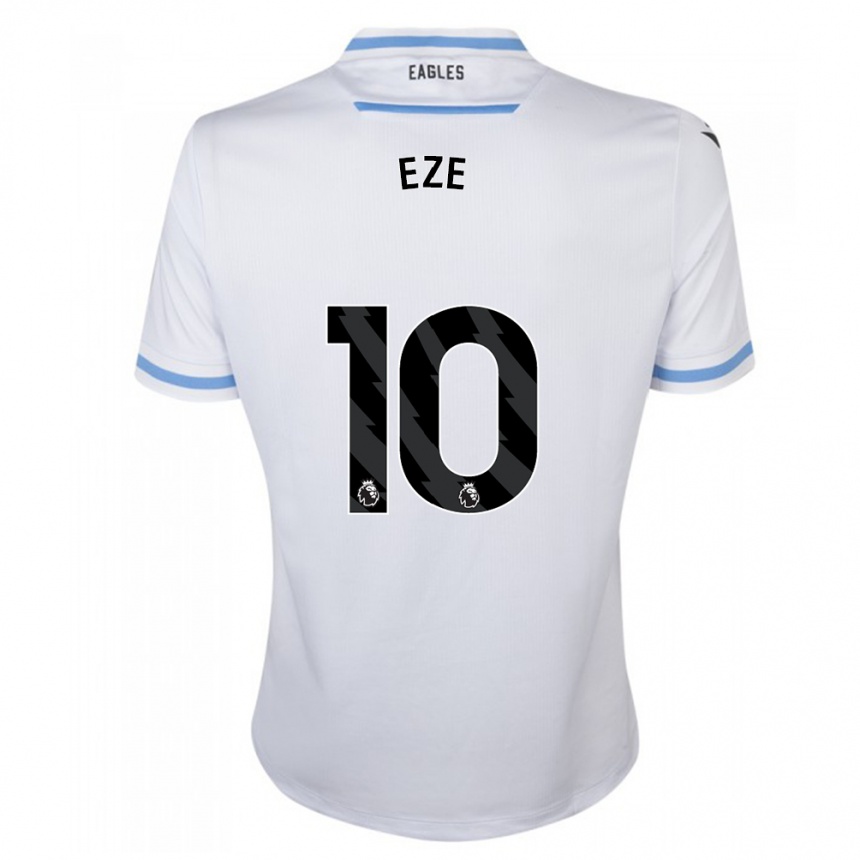 Niño Fútbol Camiseta Eberechi Eze #10 Blanco 2ª Equipación 2023/24 México