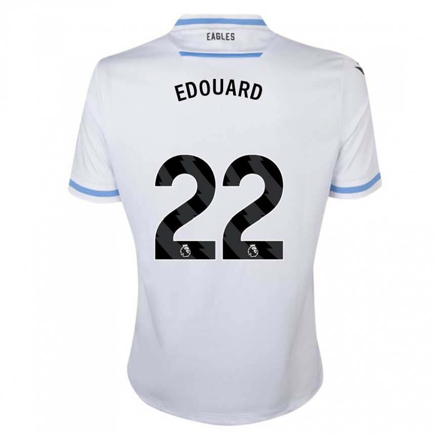 Niño Fútbol Camiseta Odsonne Edouard #22 Blanco 2ª Equipación 2023/24 México