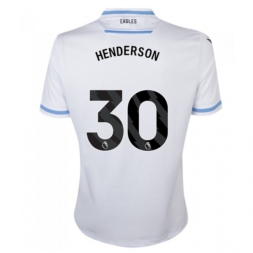 Niño Fútbol Camiseta Dean Henderson #30 Blanco 2ª Equipación 2023/24 México