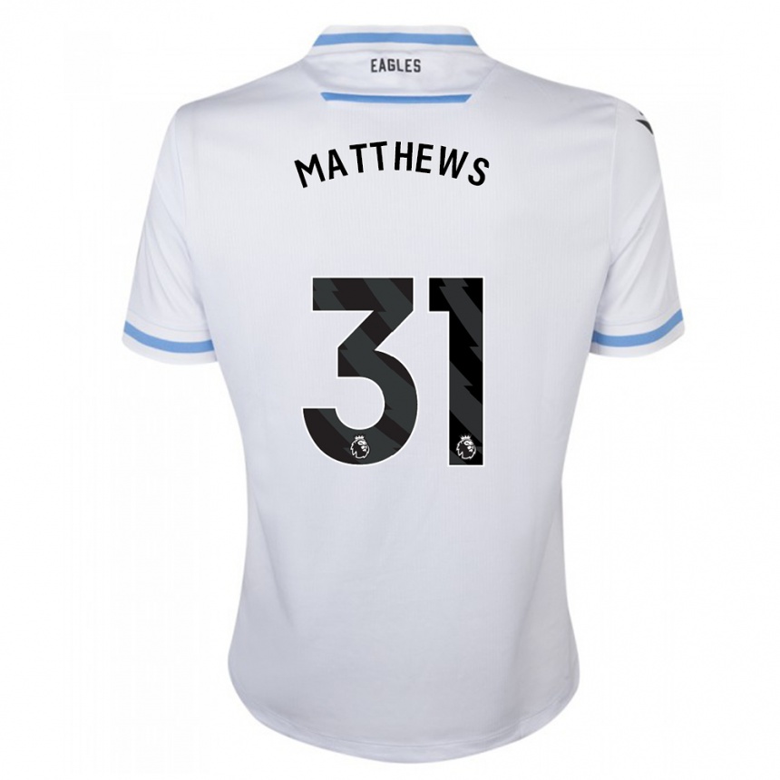 Niño Fútbol Camiseta Remi Matthews #31 Blanco 2ª Equipación 2023/24 México