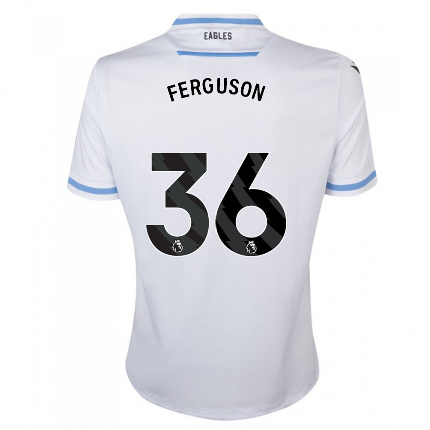 Niño Fútbol Camiseta Nathan Ferguson #36 Blanco 2ª Equipación 2023/24 México