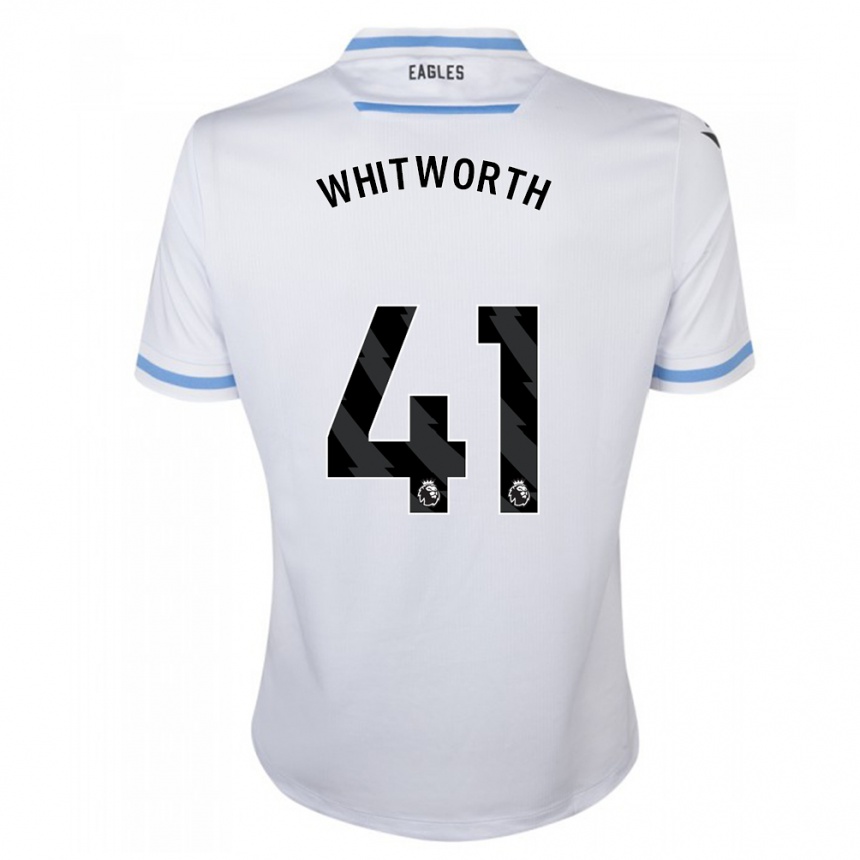 Niño Fútbol Camiseta Joe Whitworth #41 Blanco 2ª Equipación 2023/24 México