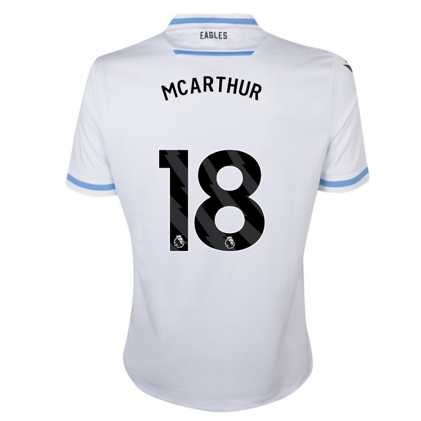 Niño Fútbol Camiseta James Mcarthur #18 Blanco 2ª Equipación 2023/24 México