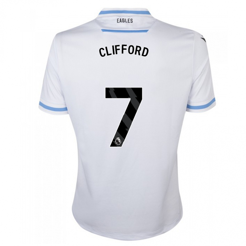 Niño Fútbol Camiseta Charley Clifford #7 Blanco 2ª Equipación 2023/24 México