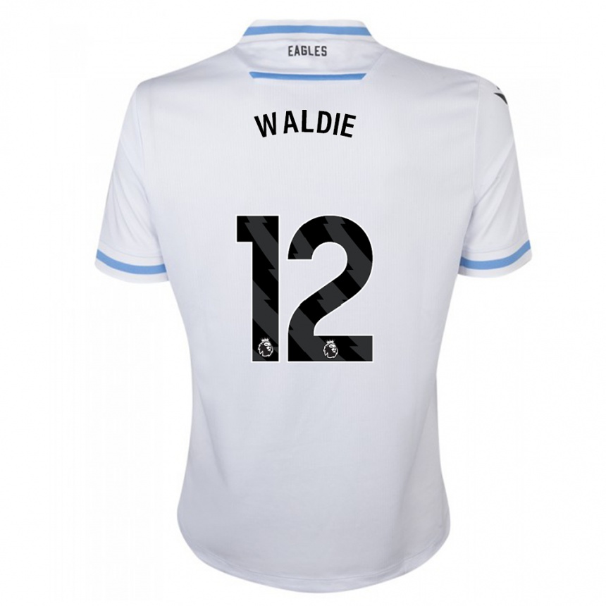 Niño Fútbol Camiseta Lizzie Waldie #12 Blanco 2ª Equipación 2023/24 México