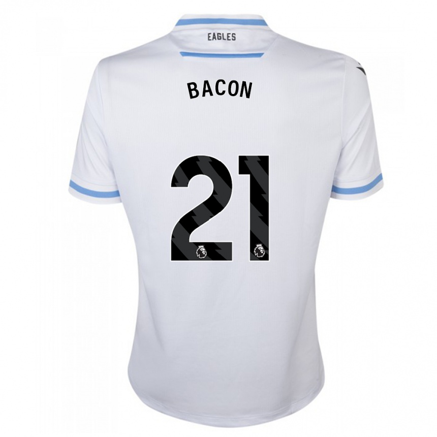 Niño Fútbol Camiseta Skye Bacon #21 Blanco 2ª Equipación 2023/24 México