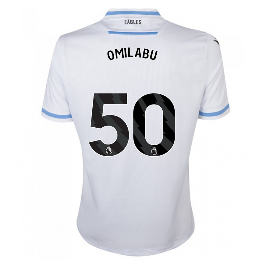 Niño Fútbol Camiseta David Omilabu #50 Blanco 2ª Equipación 2023/24 México