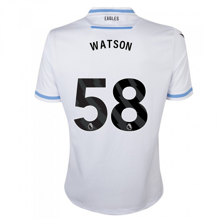 Niño Fútbol Camiseta Noah Watson #58 Blanco 2ª Equipación 2023/24 México