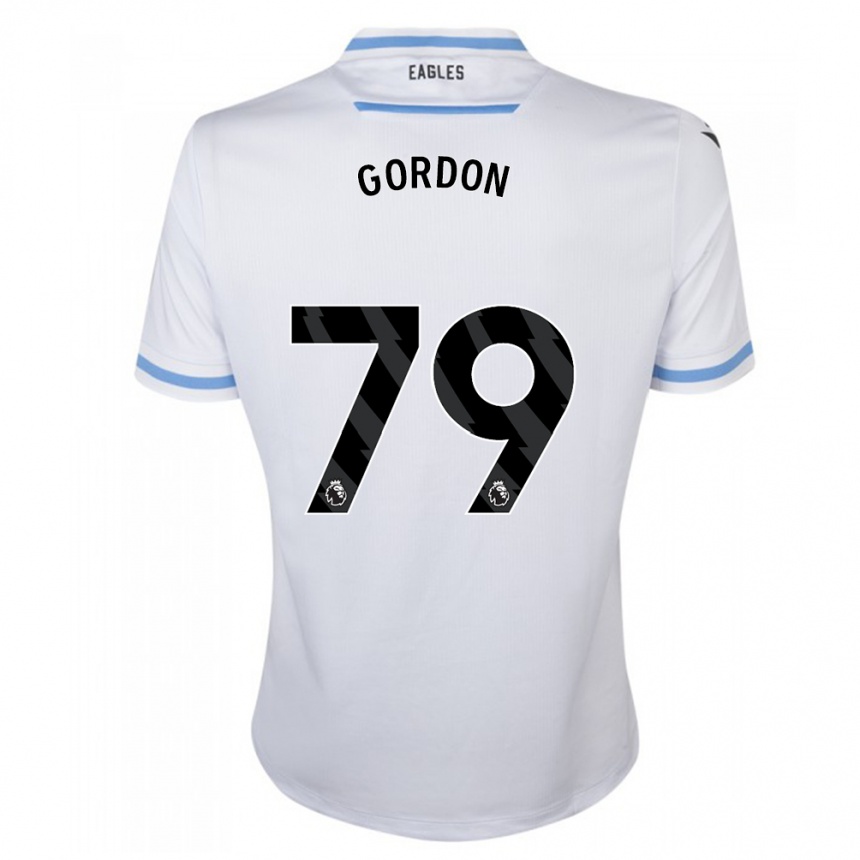 Niño Fútbol Camiseta John-Kymani Gordon #79 Blanco 2ª Equipación 2023/24 México