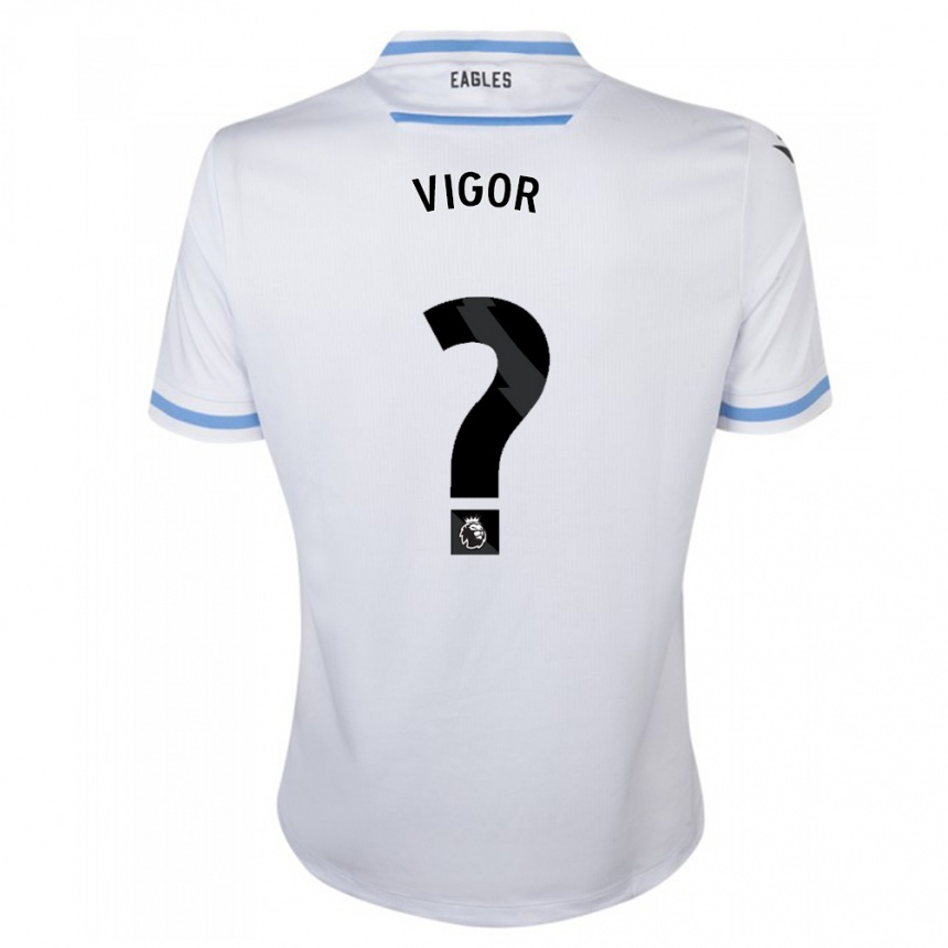 Niño Fútbol Camiseta Matthew Vigor #0 Blanco 2ª Equipación 2023/24 México