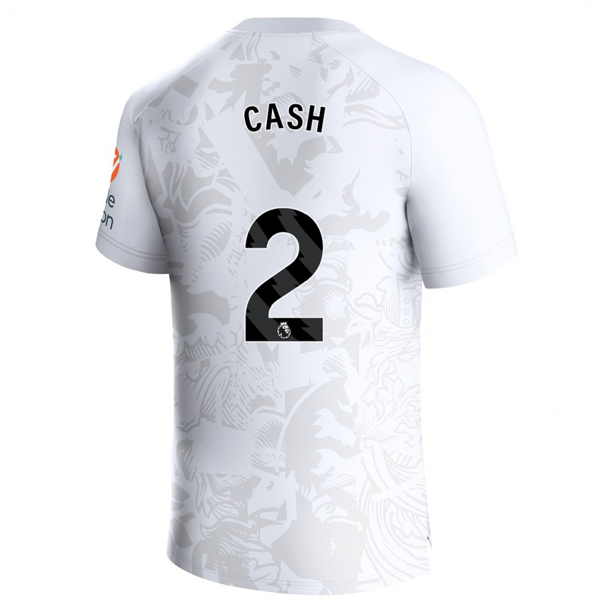 Niño Fútbol Camiseta Matty Cash #2 Blanco 2ª Equipación 2023/24 México